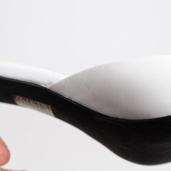 ✨ Jeffrey Campbell Square Toe Sandal Mule Inspired Heels White NEW - Picture 12 of 16